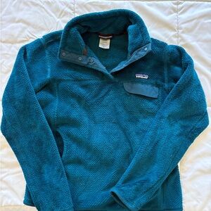 Patagonia Turquoise Fleece Pullover